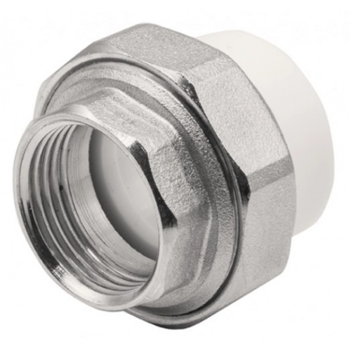 Муфта 32 мм х 1"вр разъемная Ever Plast PP-R белый для полипропиленовых труб купить в интернет магазине Санрай73