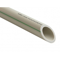 Труба 32х3,6 мм Heisskraft ClimatFaser PP-R серый, PN 22 SDR 9 термостабилизированная, стекловолокно