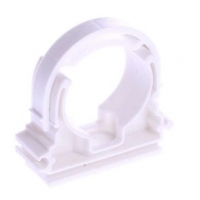 Опора 32 мм с ремешком Heisskraft PP-R белый, для полипропиленовых труб