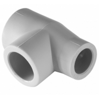 Тройник 40 х 20 х 40 мм переходной Heisskraft PP-R серый для полипропиленовых труб