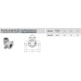 Угольник 90º Heisskraft PP-R серый 20мм х 1/2"вр, крепление под гипсокартон, для полипропиленовых труб