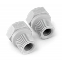 Заглушка 1/2"нр резьбовая Heisskraft PP-R серый, для полипропиленовых труб