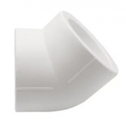 Угольник 20 мм 45° СТК PP-R белый внутренний-внутренний, для полипропиленовых труб