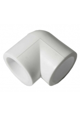 Угольник 20 мм 90° СТК PP-R белый внутренний-внутренний, для полипропиленовых труб