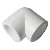 Угольник 25 мм 90° СТК PP-R белый внутренний-внутренний, для полипропиленовых труб
