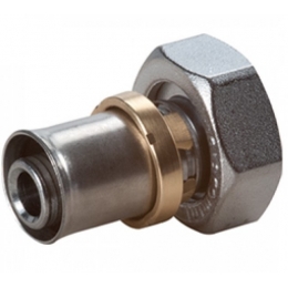 Фитинг компрессионный с накидной гайкой евроконус 3/4" х 16х2 Giacomini для металлопластиковых труб