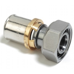 Фитинг компрессионный с накидной гайкой евроконус 3/4" х 16х2 Giacomini для металлопластиковых труб