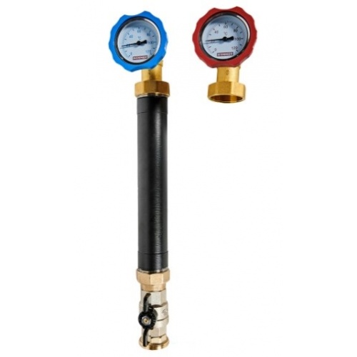 Насосная группа ROMMER RDG-0001 с прямым контуром 1 без насоса купить в интернет магазине Санрай73