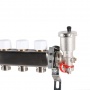 Коллекторная группа Rommer RMS-1210 1"х3/4" 6 выходов, с расходомерами