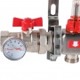 Коллекторная группа Rommer RMS-1210 1"х3/4" 6 выходов, с расходомерами