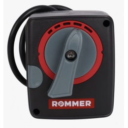 Сервопривод Rommer 230V, трехточечный, 120 сек, 90°