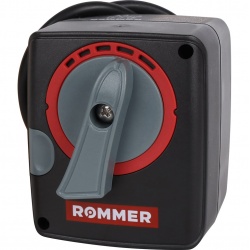 Сервопривод Rommer 230V, трехточечный, 120 сек, 90°