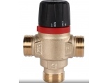 Термостатический смесительный клапан 3/4"нр Rommer 20-43C, 1.6м3/ч  для ГВС и отопления