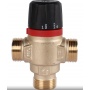 Термостатический смесительный клапан 3/4"нр Rommer 20-43C, 1.6м3/ч  для ГВС и отопления