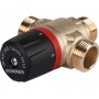 Термостатический смесительный клапан 3/4"нр Rommer 20-43C, 1.6м3/ч  для ГВС и отопления