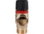 Термостатический смесительный клапан 1"нр Rommer 20-43C, 2.5м3/ч  для ГВС и отопления