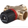 Термостатический смесительный клапан 1"нр Rommer 35-60C, 2.5м3/ч  для ГВС и отопления