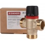 Термостатический смесительный клапан 1"нр Rommer 35-60C, 2.5м3/ч  для ГВС и отопления