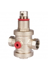 Редуктор давления поршневой под манометр 1/2"вр Rommer PN25, 1-6 бар