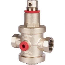 Редуктор давления поршневой под манометр 1/2"вр Rommer PN25, 1-6 бар Редуктор давления поршневой под манометр 1/2"вр Rommer PN25, 1-6 бар