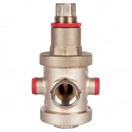Редуктор давления поршневой под манометр 1/2"вр Rommer PN25, 1-6 бар