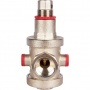 Редуктор давления поршневой под манометр 3/4"вр Rommer PN25, 1-6 бар