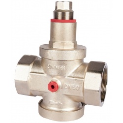 Редуктор давления поршневой под манометр 2"вр Rommer PN25, 1-5.5 бар