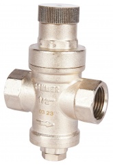 Редуктор давления поршневой 1/2"вр Rommer PN16, 1-6 бар, без подключения манометра