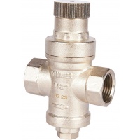 Редуктор давления поршневой 1/2"вр Rommer PN16, 1-6 бар, без подключения манометра