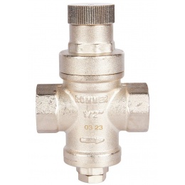 Редуктор давления поршневой 1/2"вр Rommer PN16, 1-6 бар, без подключения манометра