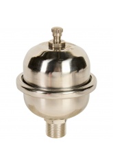 Компенсатор гидроудара 1/2"нр Rommer, мембранный, никель