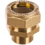 Соединение 20мм х 3/4"нр Stahlmann (SSML2003/4BEF) для нержавеющей гофротрубы
