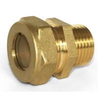 Соединение 20мм х 3/4"нр Stahlmann (SSML2003/4BEF) для нержавеющей гофротрубы