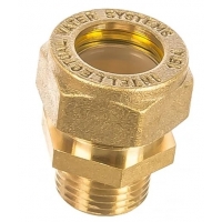 Соединение 25мм х 1"нр Stahlmann (SSML250001/4BEF) для нержавеющей гофротрубы