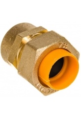 Соединение 15мм х 1/2"вр с диэлектриком Stahlmann (SSFG1501/2BGZ) для нержавеющей гофротрубы