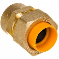 Соединение 15мм х 1/2"вр с диэлектриком Stahlmann (SSFG1501/2BGZ) для нержавеющей гофротрубы