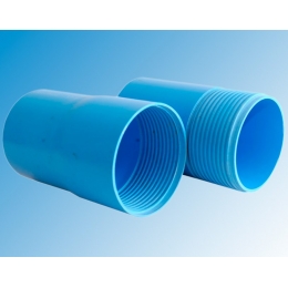 Труба обсадная с резьбой 125 (длина 3,00м, толщ 5мм, для насоса 4``) НПВХ  БУРОВИК