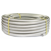 Труба гофрированная отожженная нержавеющая сталь d40 10м