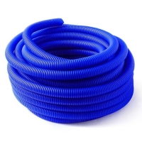 Гофра защитная 20/18 для труб PEX и PERT диаметром 16, синяя (50 м) 1м