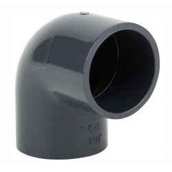 Угол клеевой ПВХ ф32 х 90