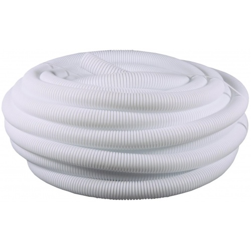 Труба гофрированная ПНД 25мм для трубы 20мм, белый, бухта 50м купить в интернет магазине Санрай73