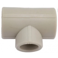 Тройник 50 х 20 х 50 мм переходной Valfex PP-R серый для полипропиленовых труб