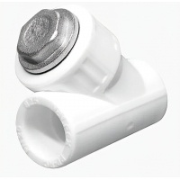 Фильтр сетчатый 40 мм 45º Valfex PP-R белый внутренний-внутренний, для полипропиленовых труб