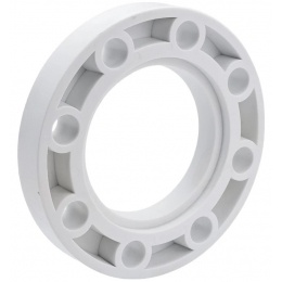 Фланец полипропиленовый 110 мм Valfex PP-R белый, 8 крепежных отверстий