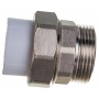 Муфта 32 мм х 1 1/4"нр разъемная Valfex PP-R белый, для полипропиленовых труб