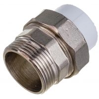 Муфта 32 мм х 1/2"нр разъемная Valfex PP-R белый, для полипропиленовых труб