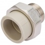 Муфта 40 мм х 1 1/4"нр разъемная Valfex PP-R серый для полипропиленовых труб