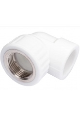 Угольник 32 мм х 1/2"вр Valfex PP-R белый, для полипропиленовых труб