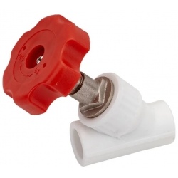 Вентиль 25 мм Valfex PP-R белый угловой внутренний-внутренний, для полипропиленовых труб
