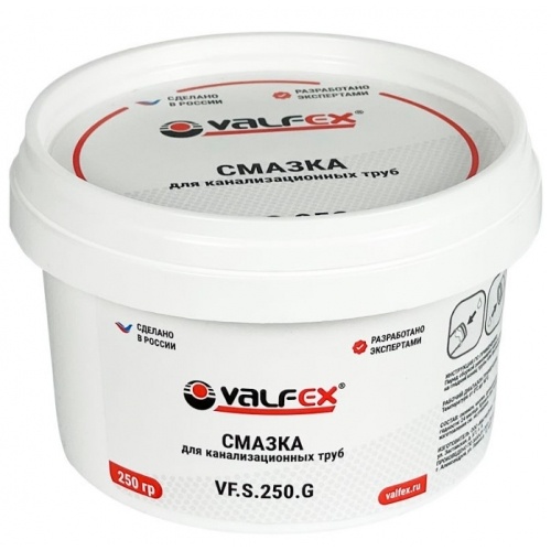 Смазка для канализационных труб Valfex 250 грамм купить в интернет магазине Санрай73